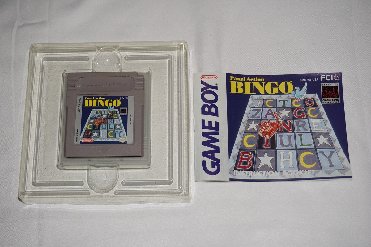 Panel Action Bingo (Nintendo Game Boy Gameboy) Complete in Box CIB