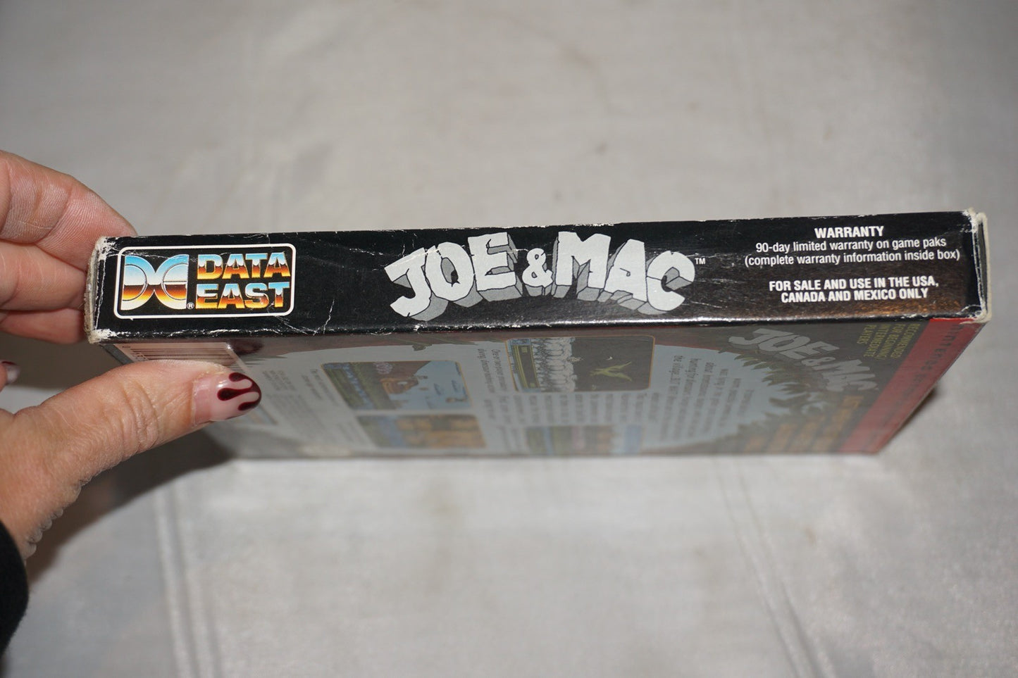 Joe & Mac 1 (Nintendo NES) Complete in Box CIB