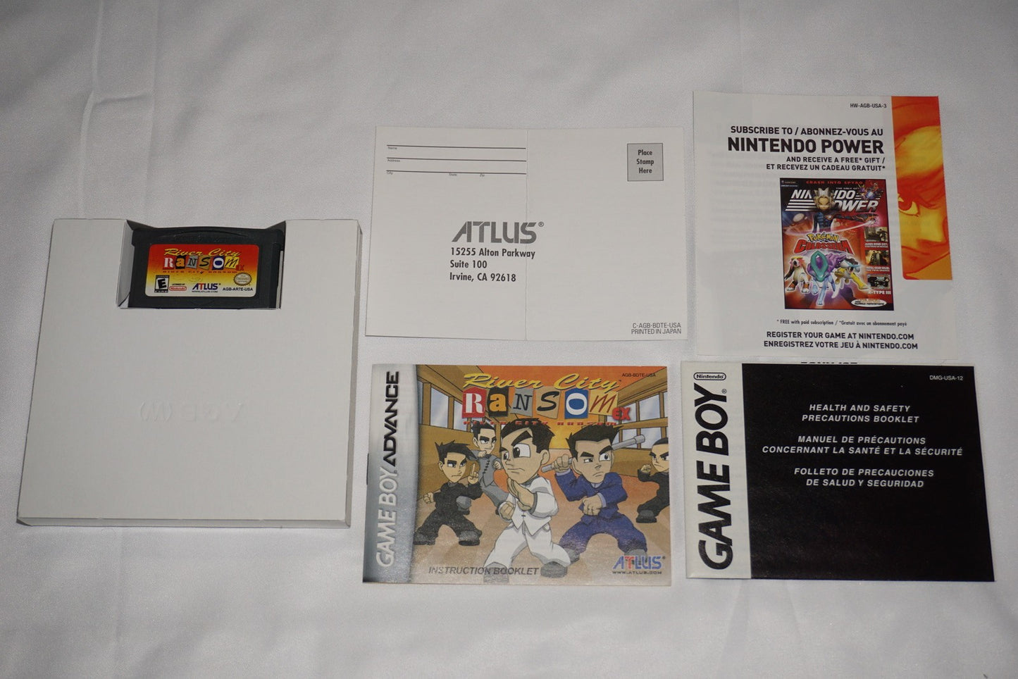 River City Ransom (Game Boy Advance GBA) Complete in Box w/ Reg CIB