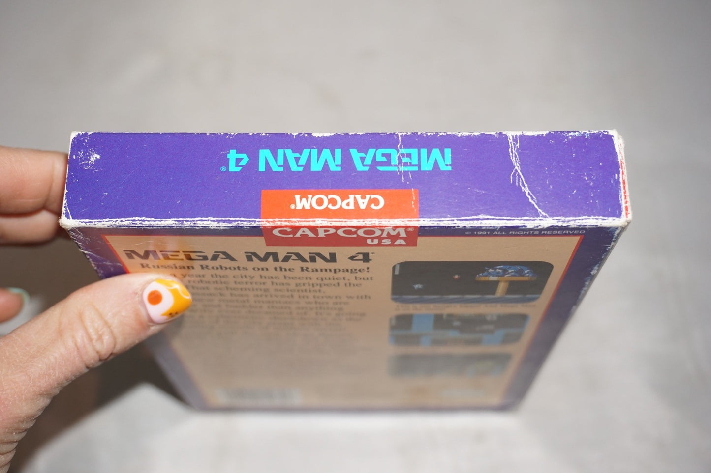 Mega Man 4 (Nintendo NES) Complete in Box CIB