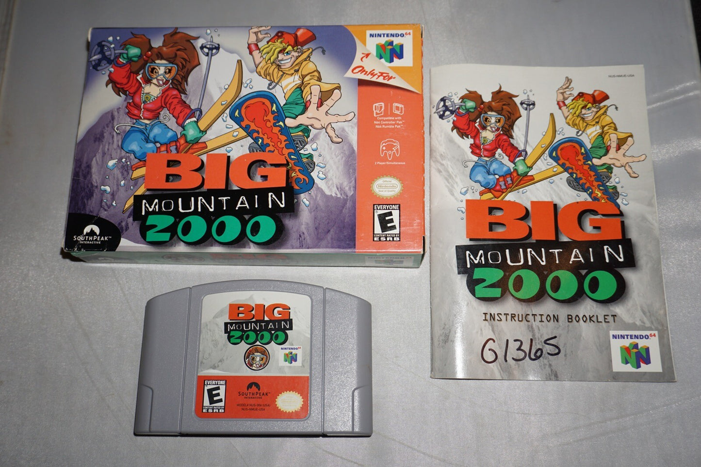 Big Mountain 2000 (Nintendo 64 N64) Complete in Box CIB