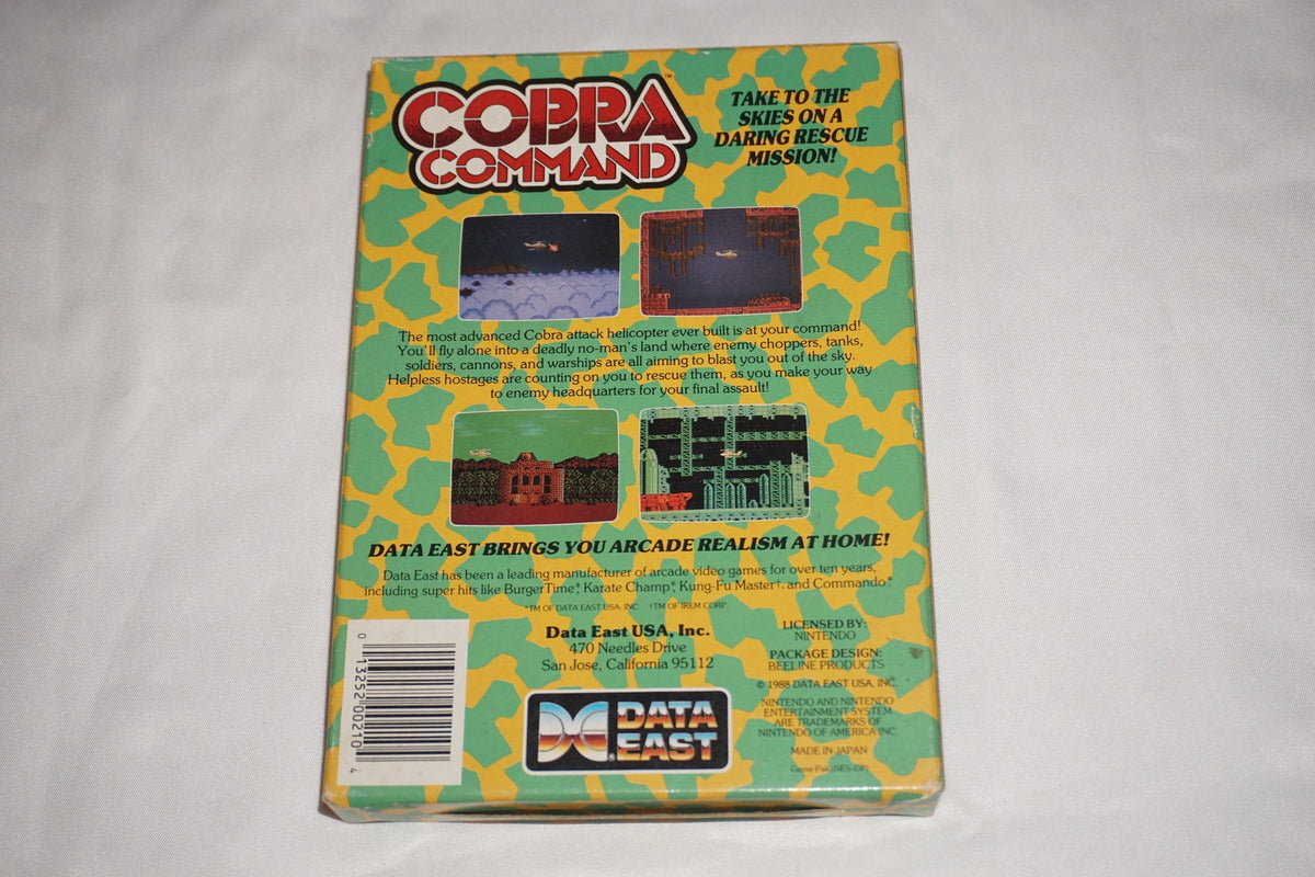 Cobra Command (Nintendo NES) Complete in Box CIB