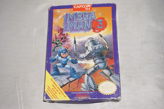 Mega Man 3 (Nintendo NES) Complete in Box CIB