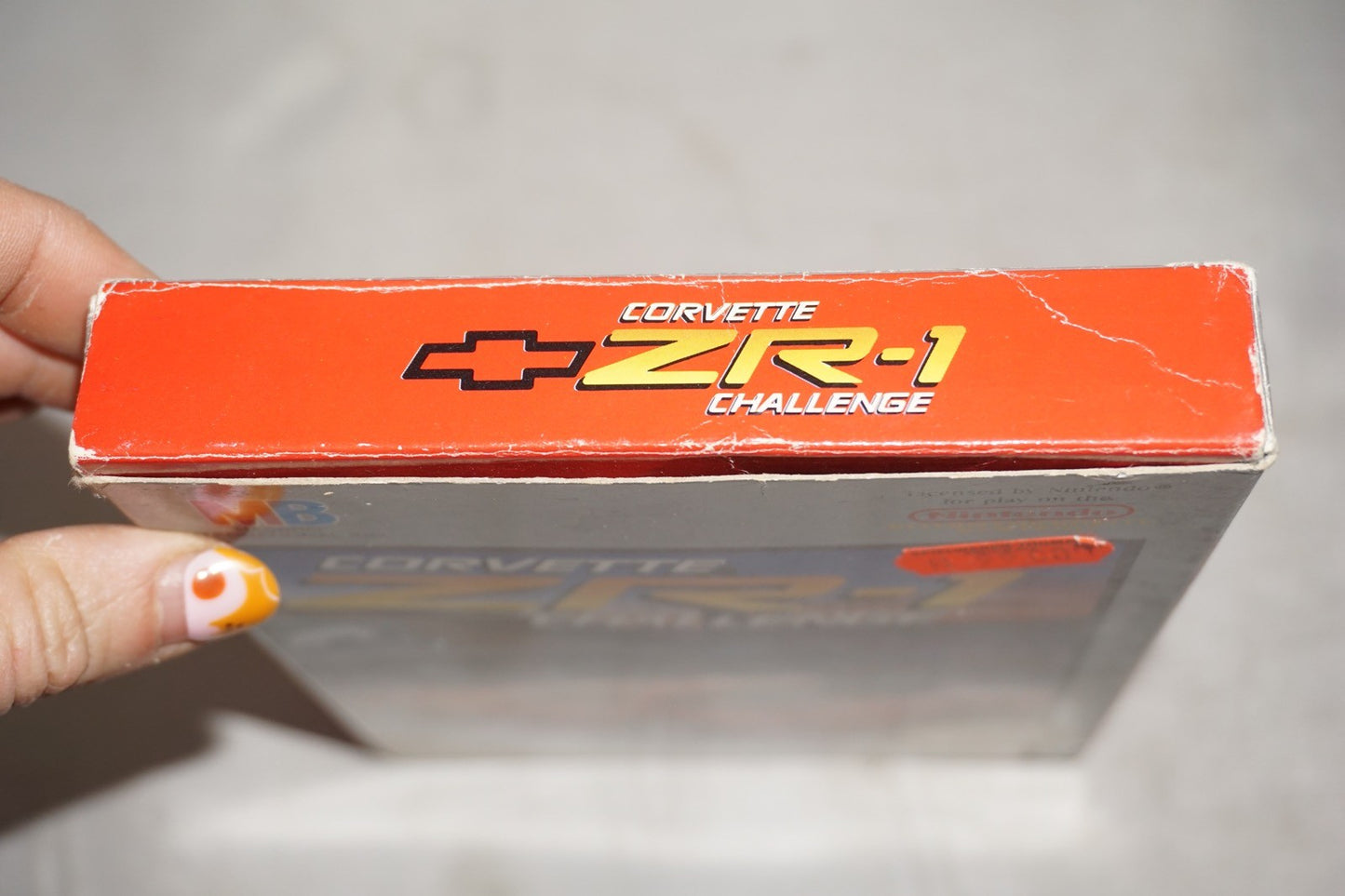 Corvette Zr-1 Challenge (Nintendo NES) Complete in Box CIB PAL B