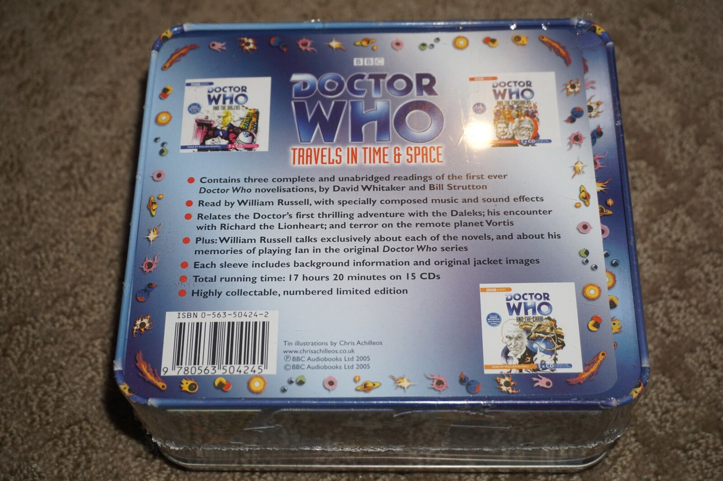 Doctor Who: Travels in Time and Space Limited Edition CD Tin Set NEW Sealed