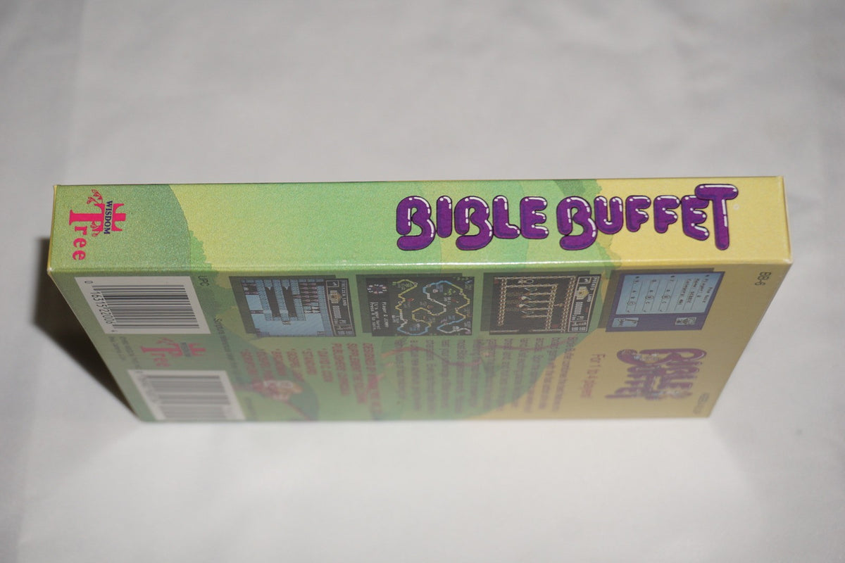 Bible Buffet (Nintendo NES) Complete in Box w/ Quiz Book CIB Near Mint
