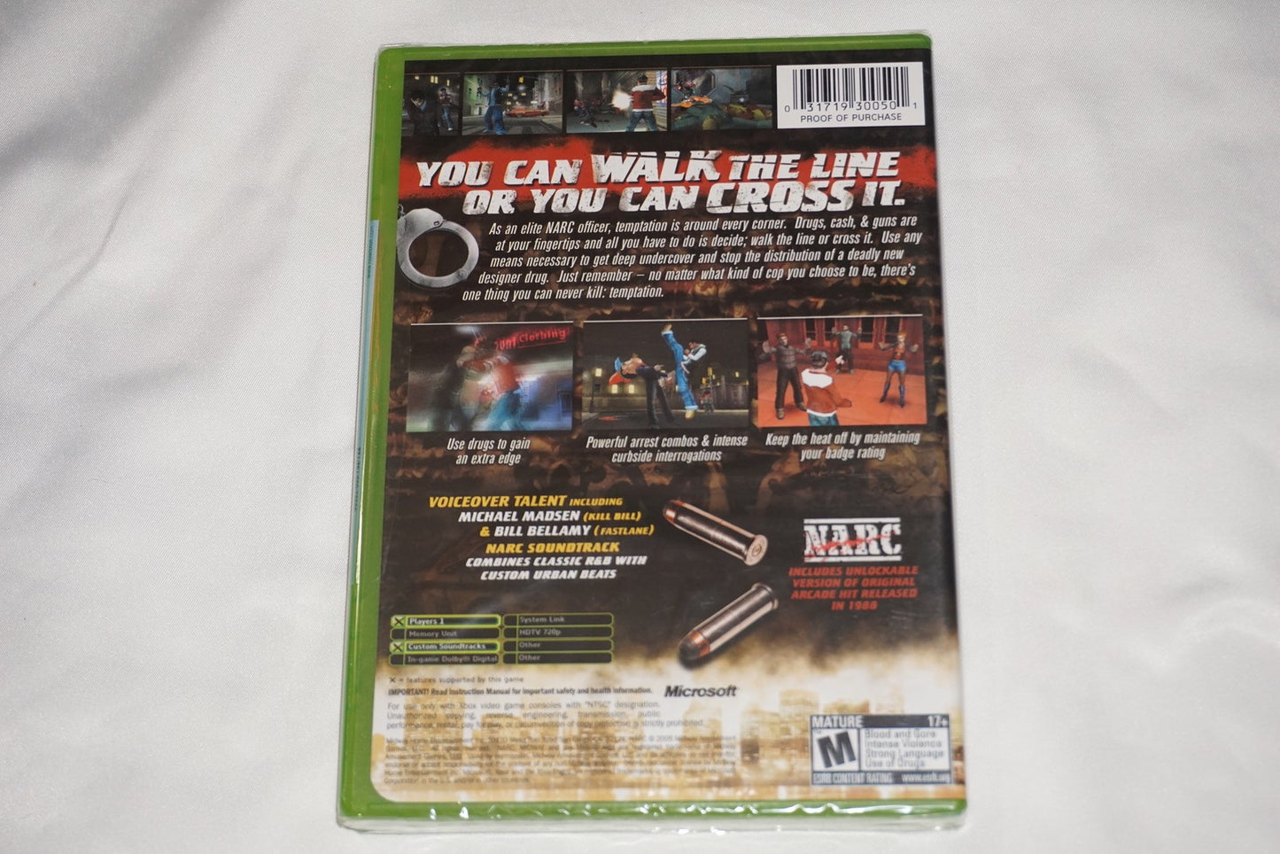 Narc (Microsoft Xbox) NEW Sealed