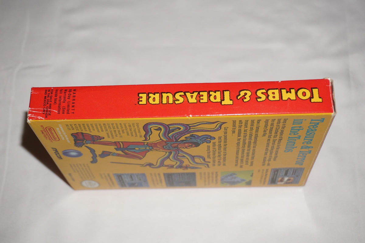 Tombs & Treasure (Nintendo NES) Complete in Box w/ Map CIB