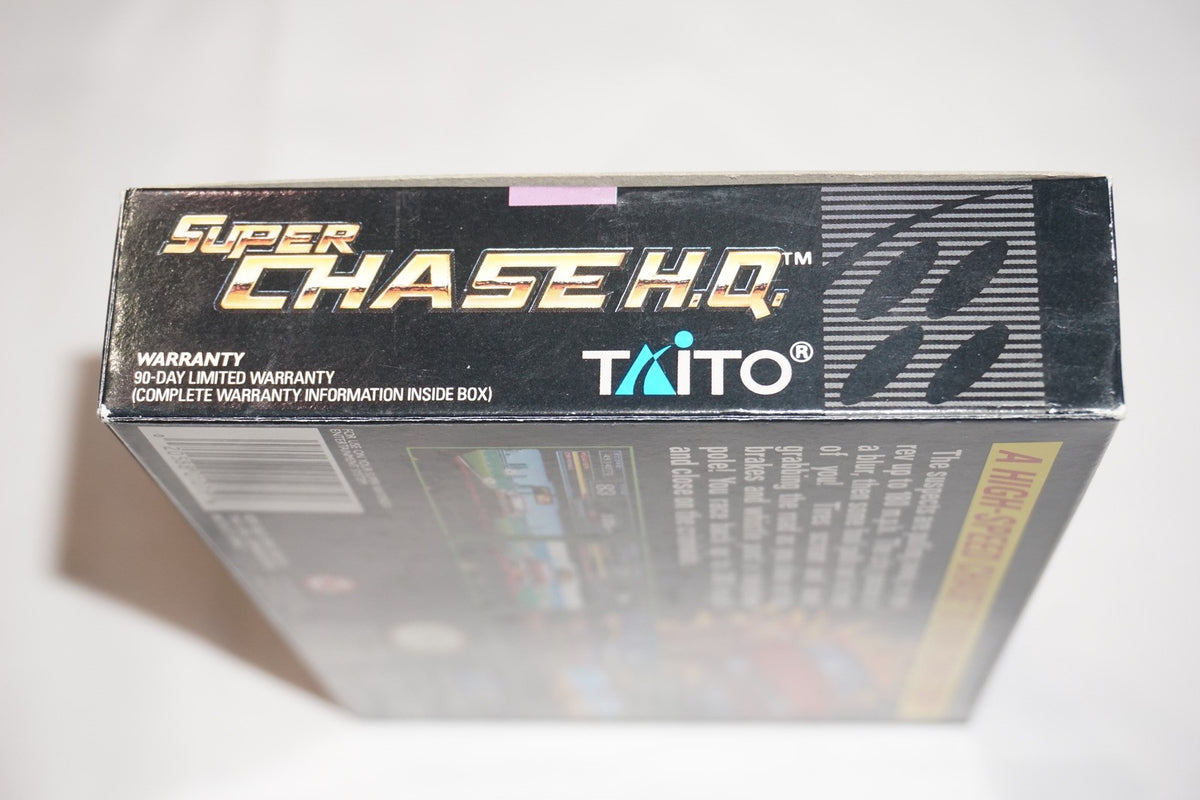 Super Chase H.Q HQ (Super Nintendo SNES) Complete CIB