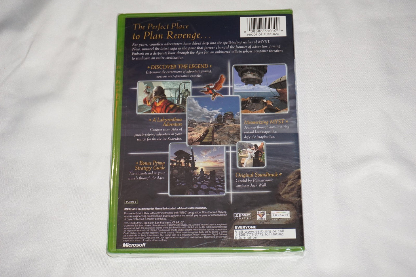 Myst III Exile 3 (Microsoft Xbox) NEW Sealed
