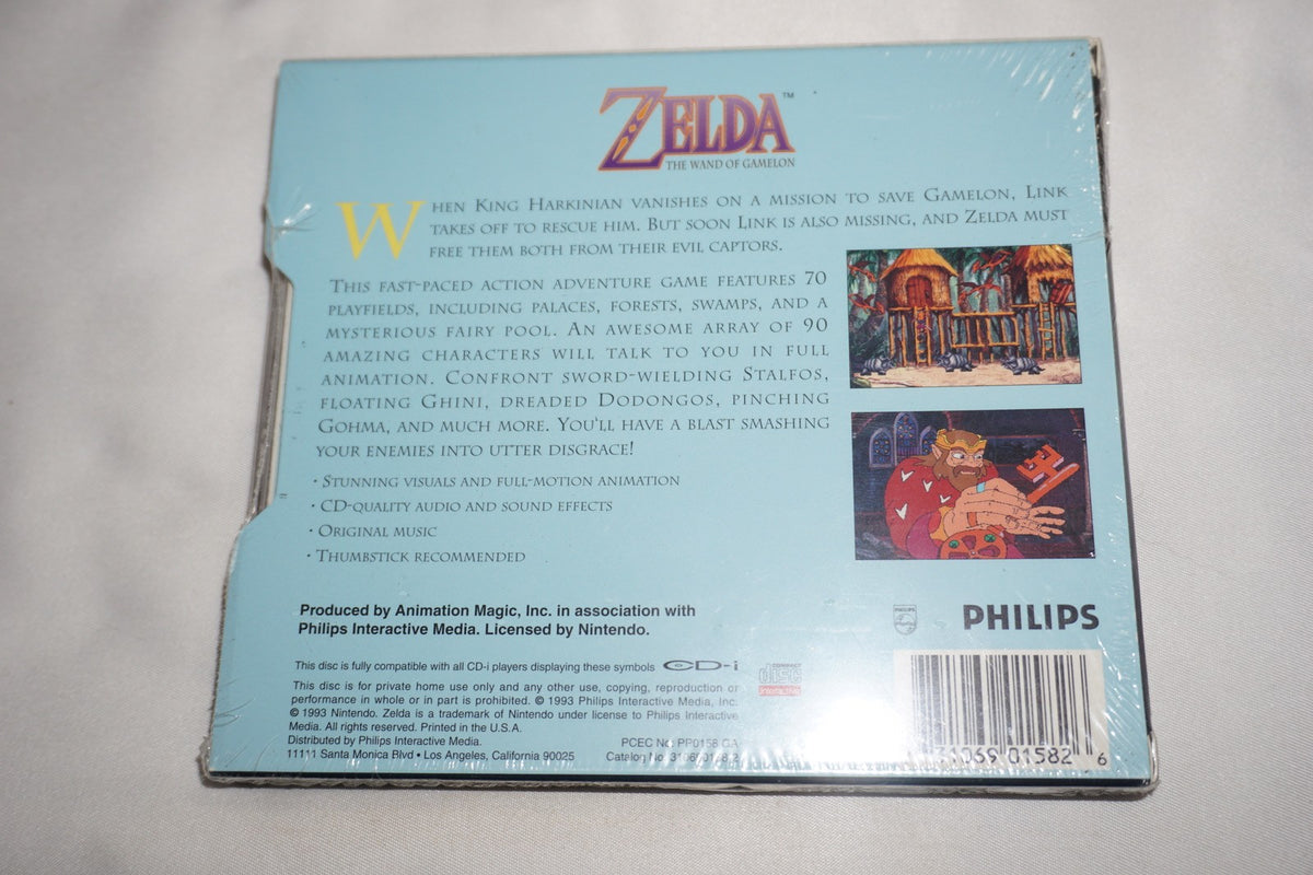 Zelda: The Wand of Gamelon (Philips CD-i) NEW Sealed w/ Sleeve