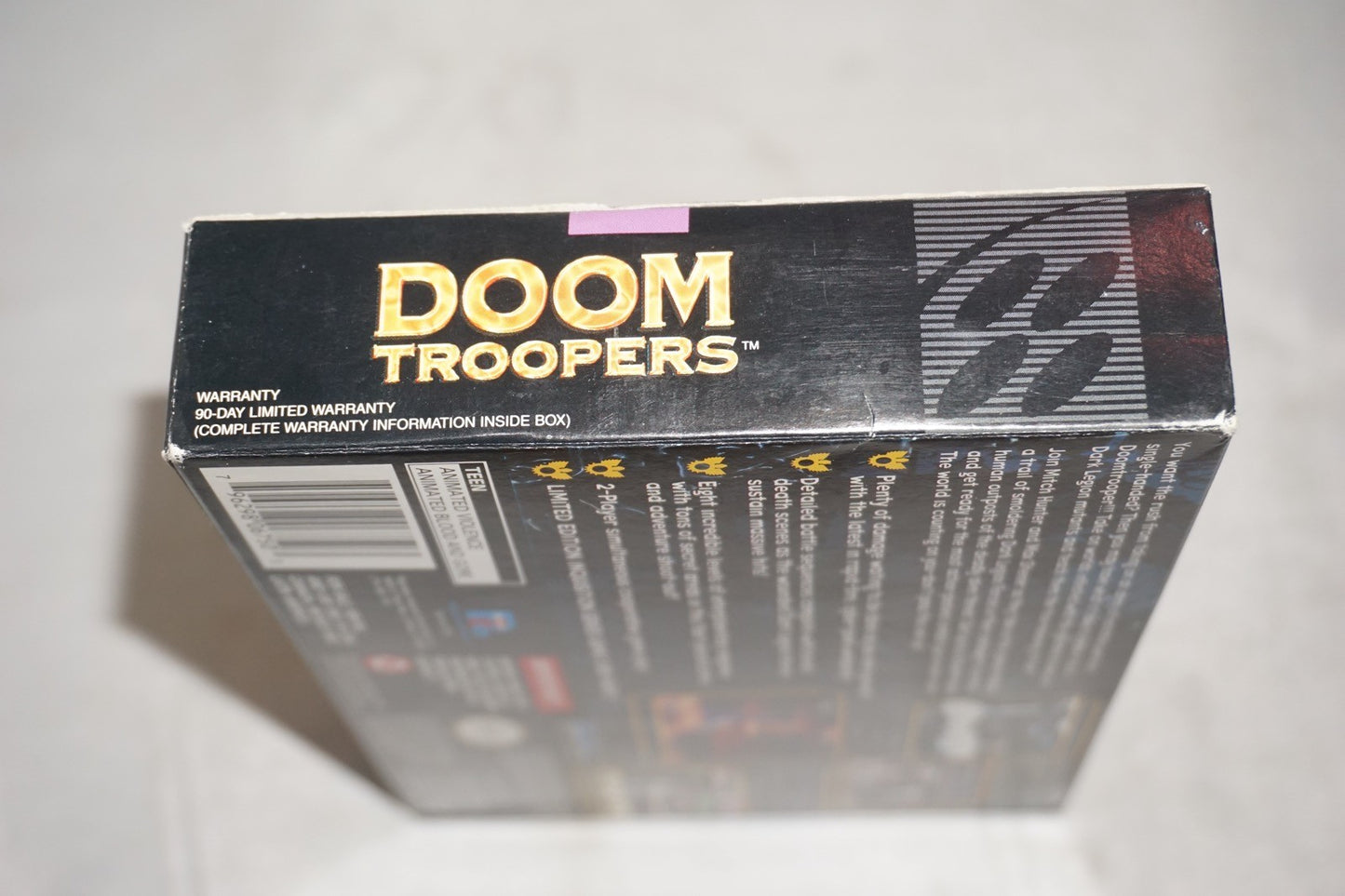 Doom Troopers (Super Nintendo SNES) Complete in Box w/ Poster & Card CIB