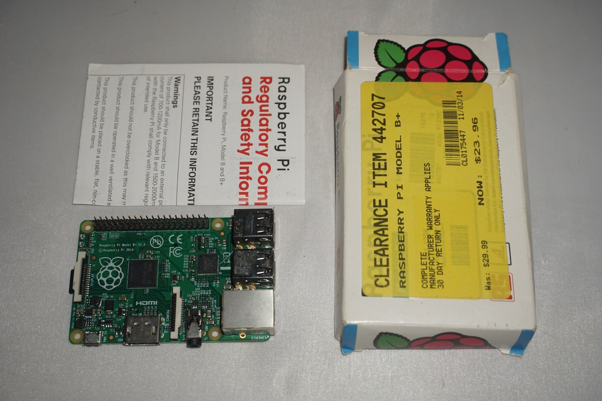 Raspberry Pi Model B+ with Box V1.2 2014