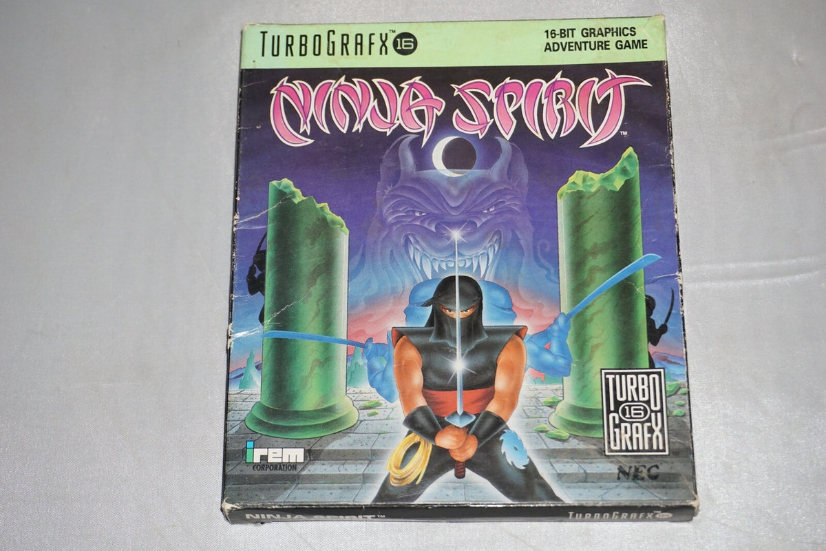 Ninja Spirit (Turbo Grafx 16 tg16) Complete in Box CIB Turbografx