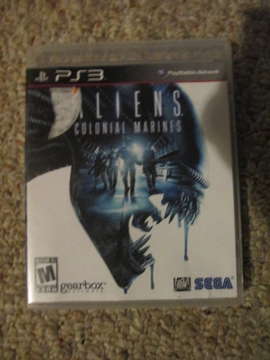 Aliens: Colonial Marines  (Sony Playstation 3, 2013) PS3 w/ Case