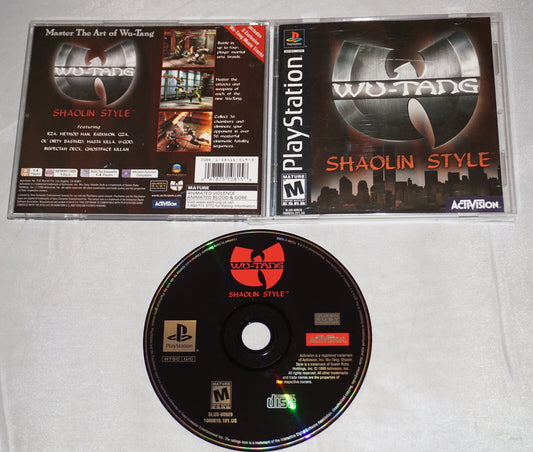 Wu Tang (Sony Playstation 1 ps1) Complete w/ Reg Card