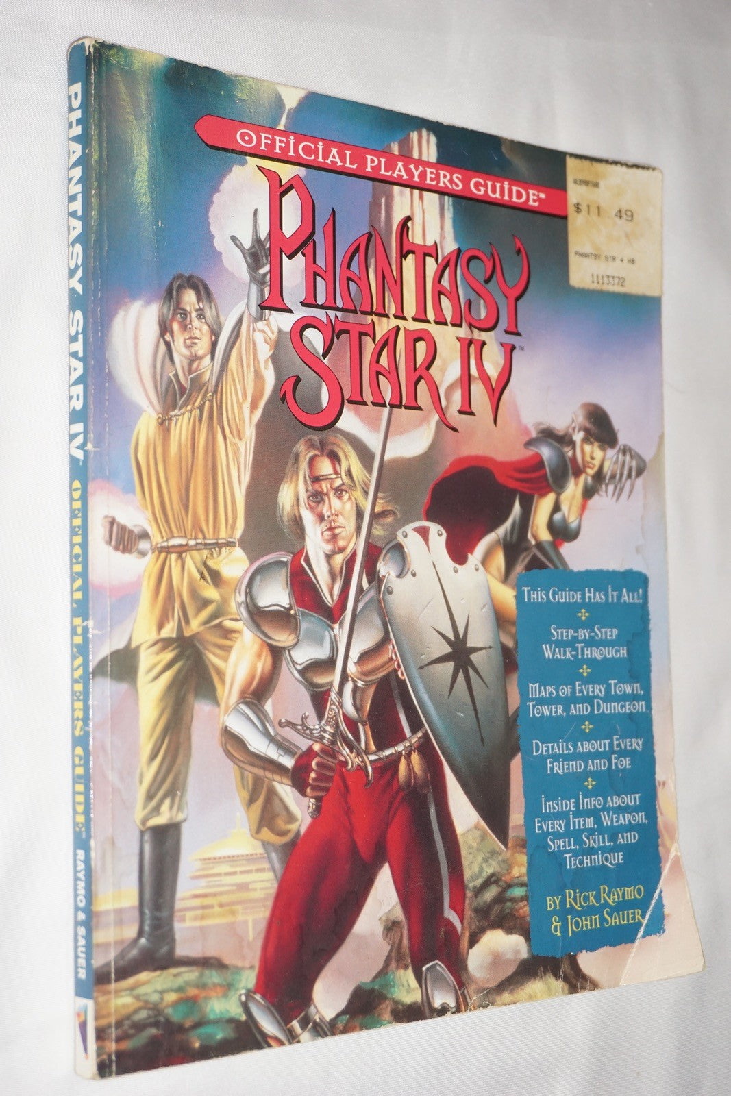 Phantasy Star IV Official Players Guide Sega Genesis