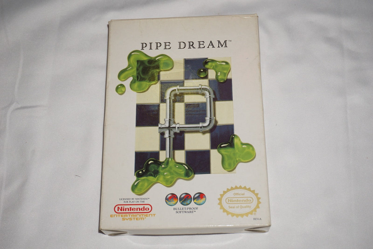 Pipe Dream (Nintendo NES) Complete in Box CIB