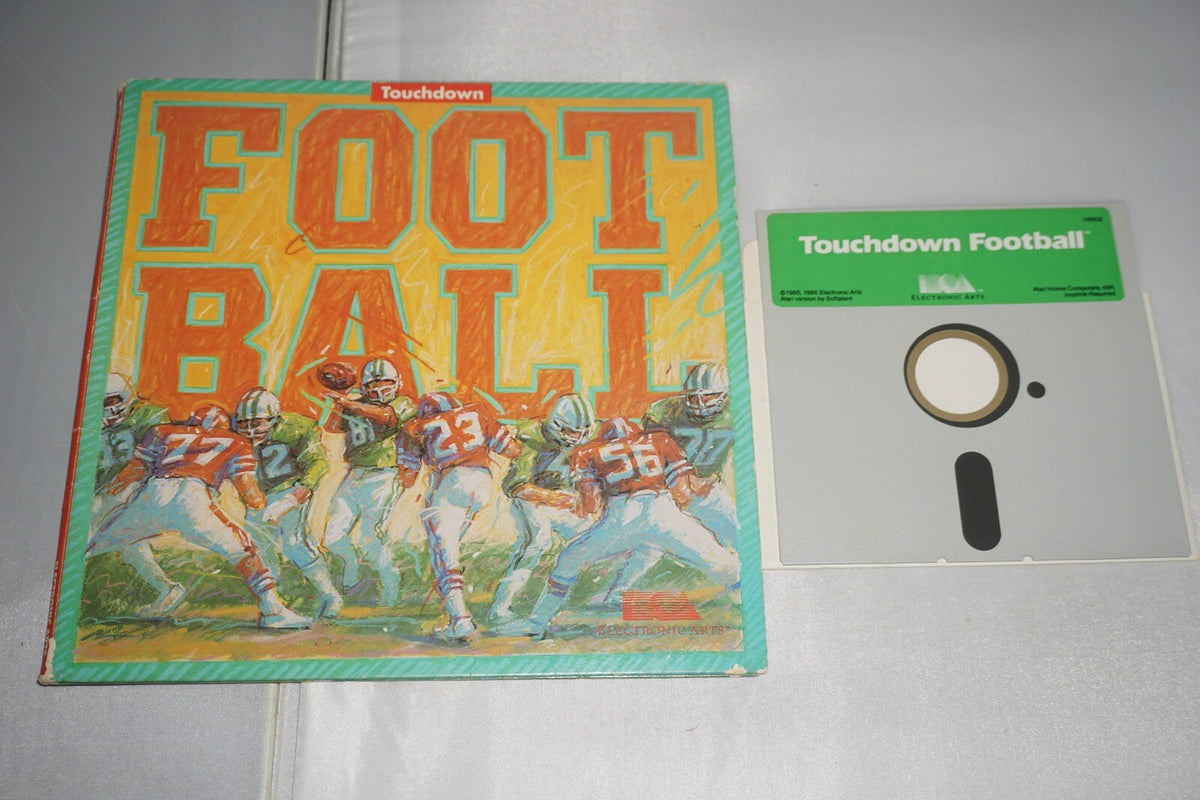 Football Touchdown (Atari 5.25" Floppy) with Box