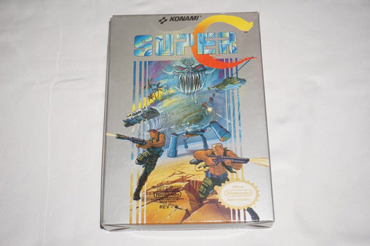 Super C Contra (Nintendo NES) Complete in Box CIB