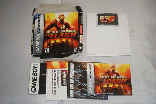 Justice League the Flash (Nintendo Gameboy Advance Game Boy GBA) Complete CIB