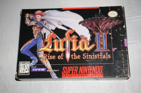 Lufia II: Rise of the Sinistrals 2 (Super Nintendo SNES) Complete in Box CIB