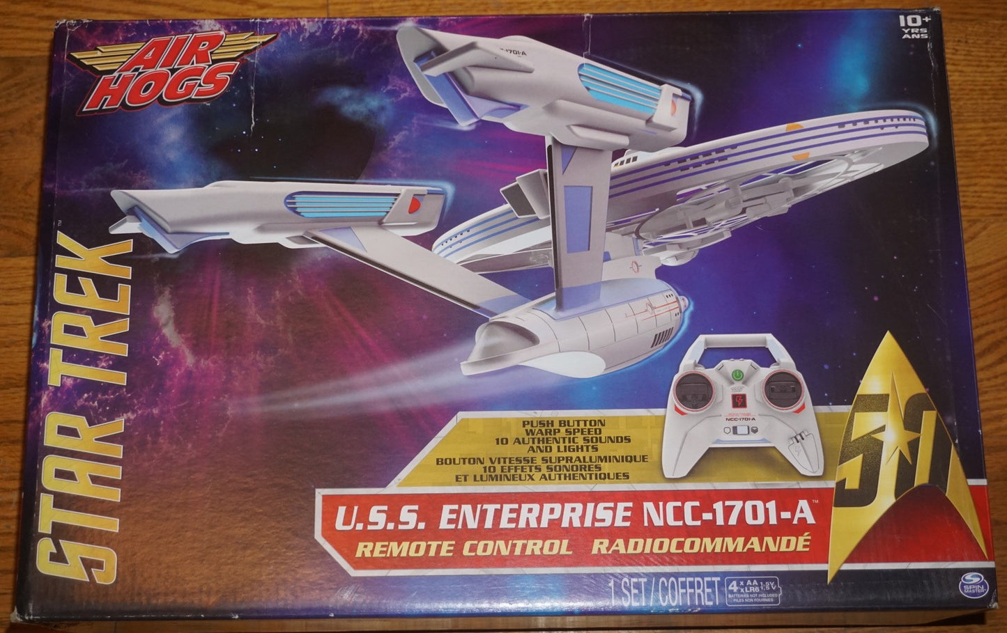 Star Trek U.S.S Enterprise NCC-1701-A Air Hogs NEW