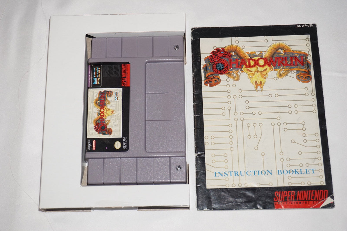 Shadowrun (Super Nintendo SNES) Complete in Box CIB