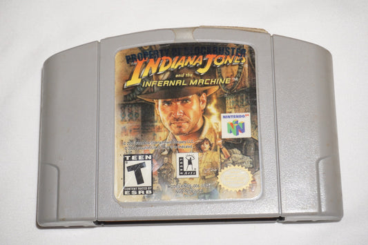 Indiana Jones and the Infernal Machine (Nintendo 64 N64) Cart Only