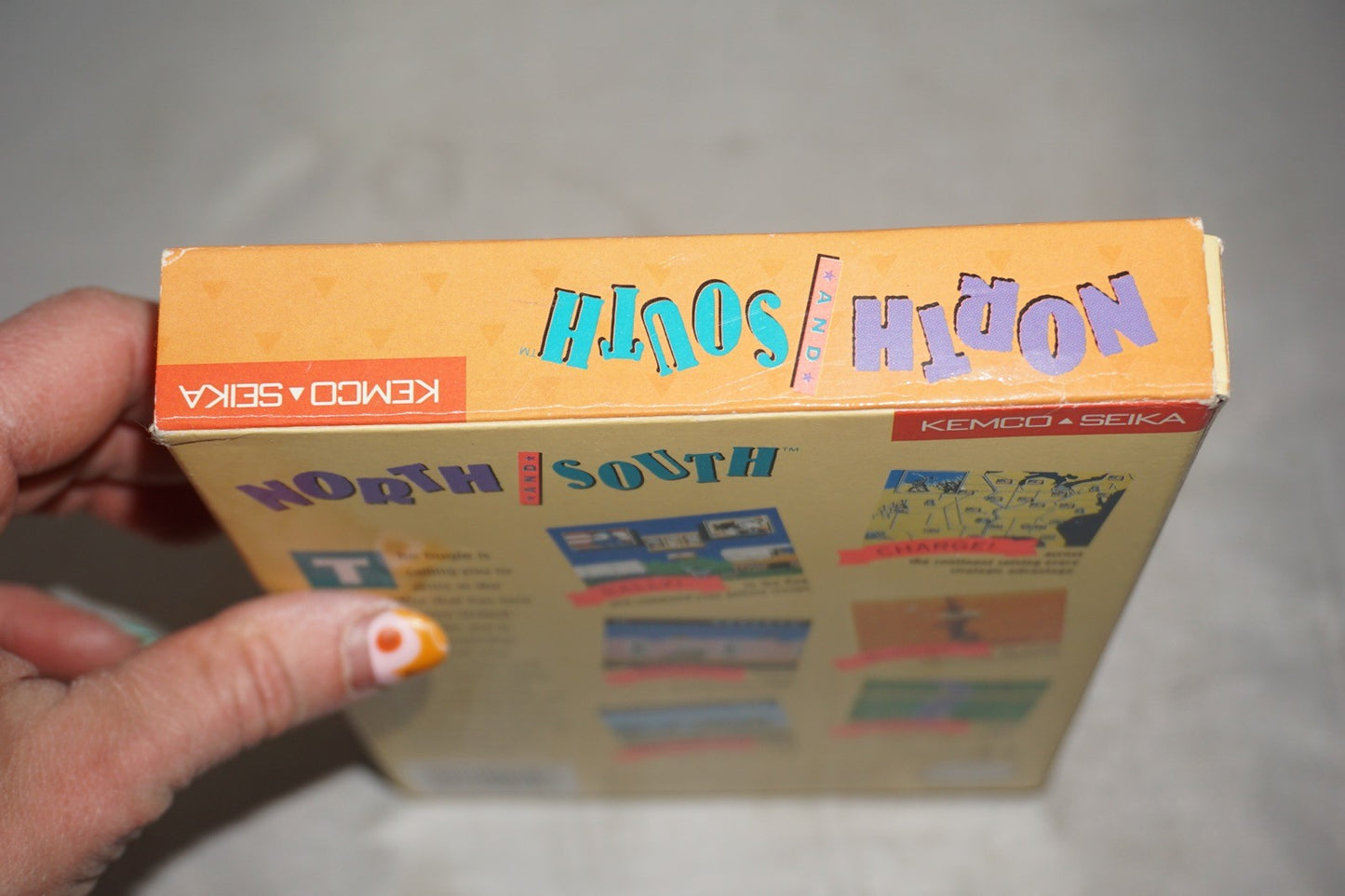 North & South (Nintendo NES) Complete in Box CIB