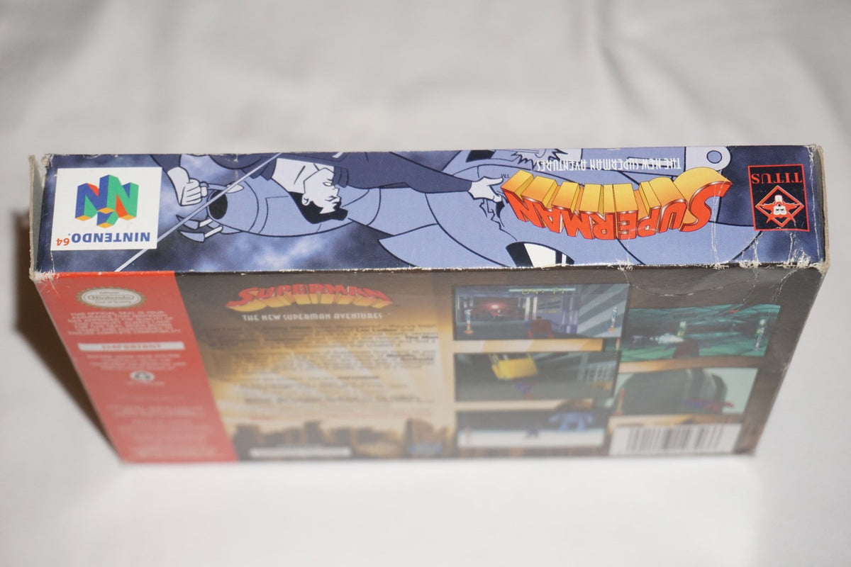 Superman (Nintendo 64 N64) Complete in Box CIB