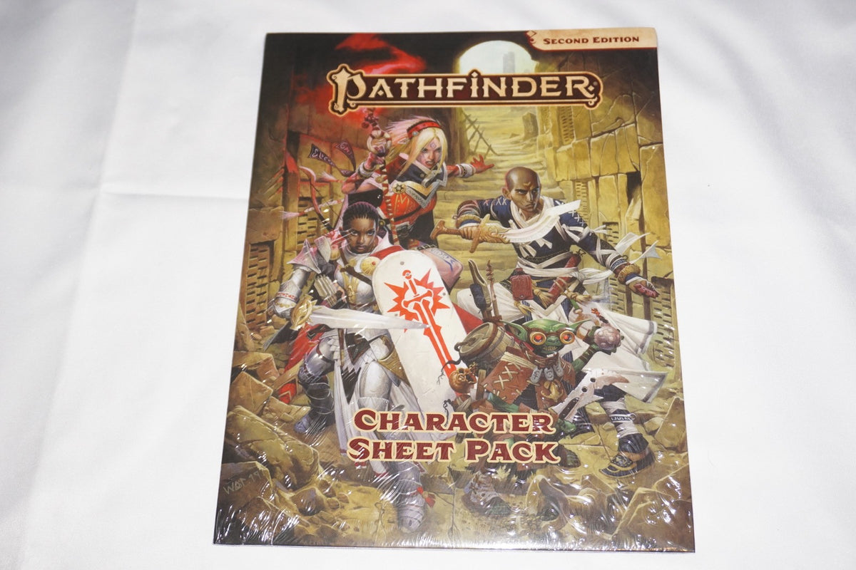 Pathfinder RPG: Character Sheet Pack (Second Edition) PZ02202 NEW Sealed