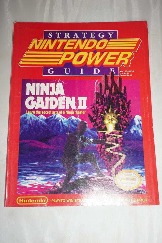 Sg2/Np15 Ninja Gaiden II 2 15 Nintendo Power Magazine #1 Poster