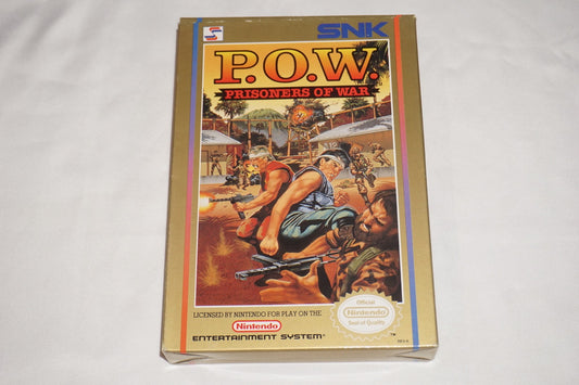 P.O.W Prisoners of War POW (Nintendo NES) Complete in Box CIB