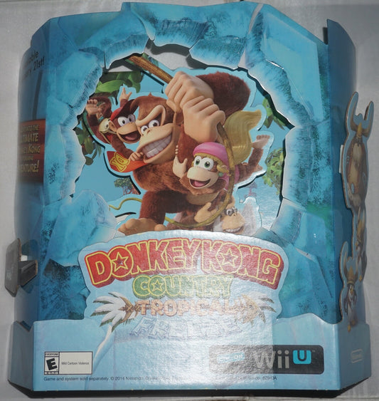 Donkey Kong Country Tropical Freeze 3D Standee Display Promo Nintendo Wii U