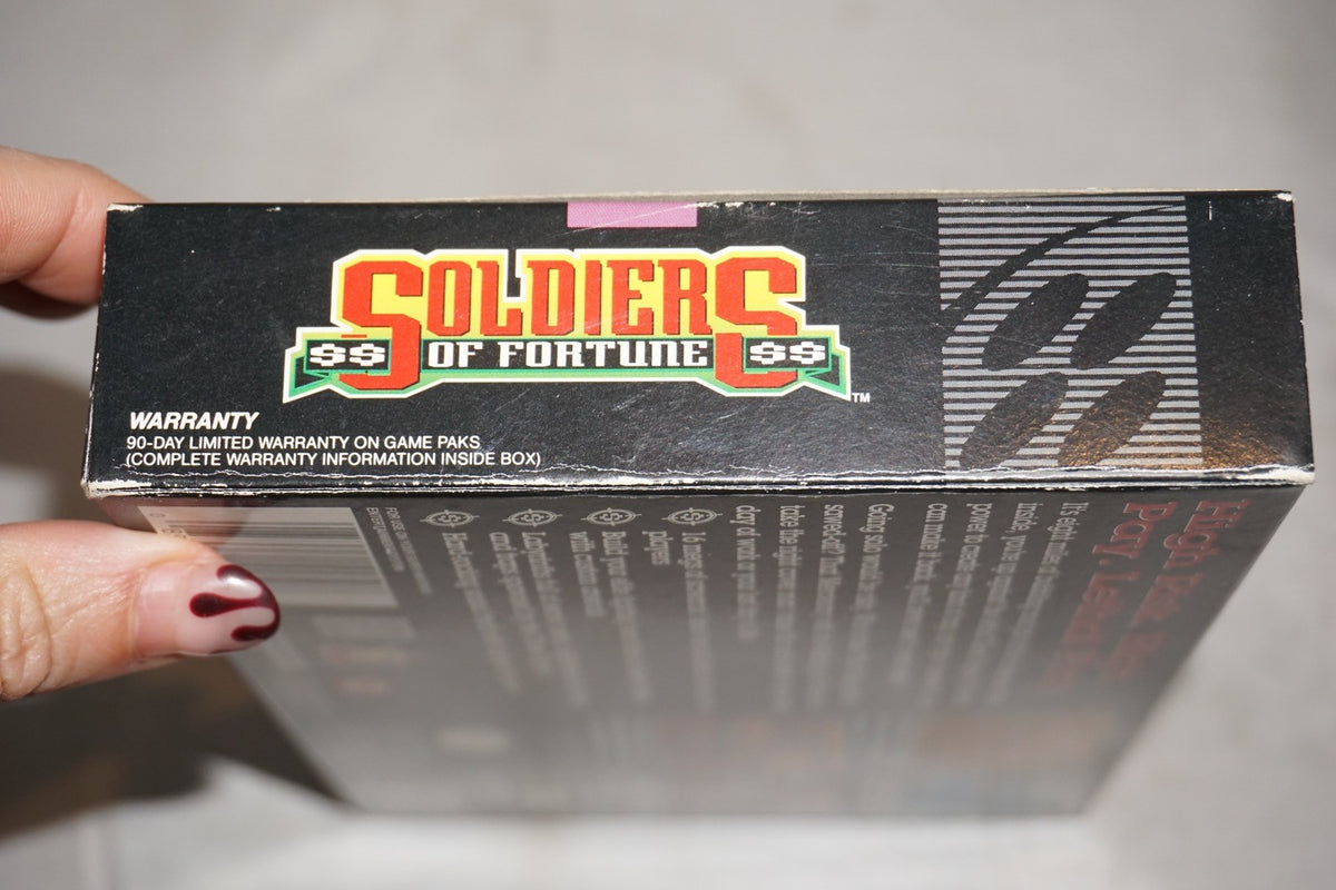 Soldiers Of Fortune (Super Nintendo SNES) Complete in Box CIB