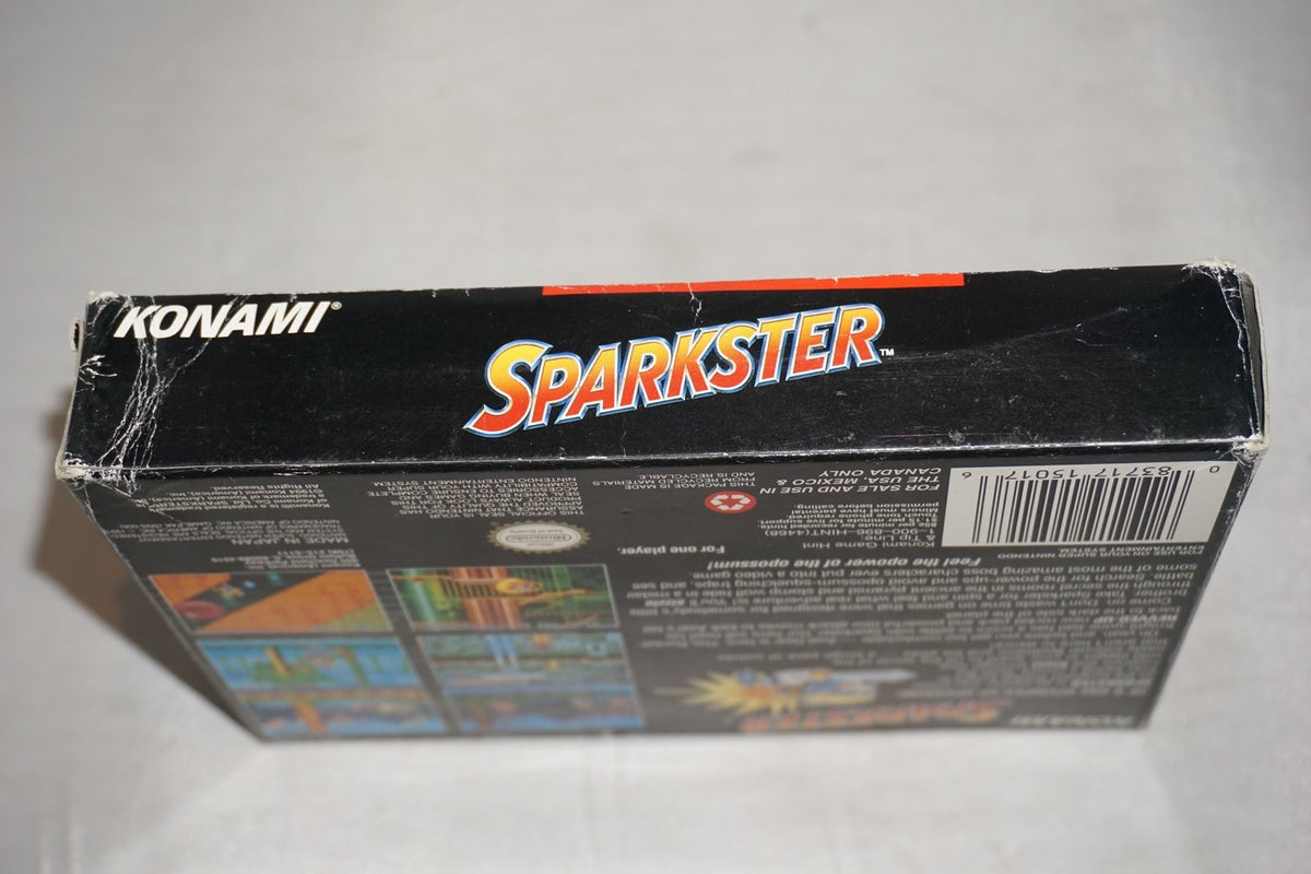 Sparkster (Super Nintendo SNES) Complete in Box CIB