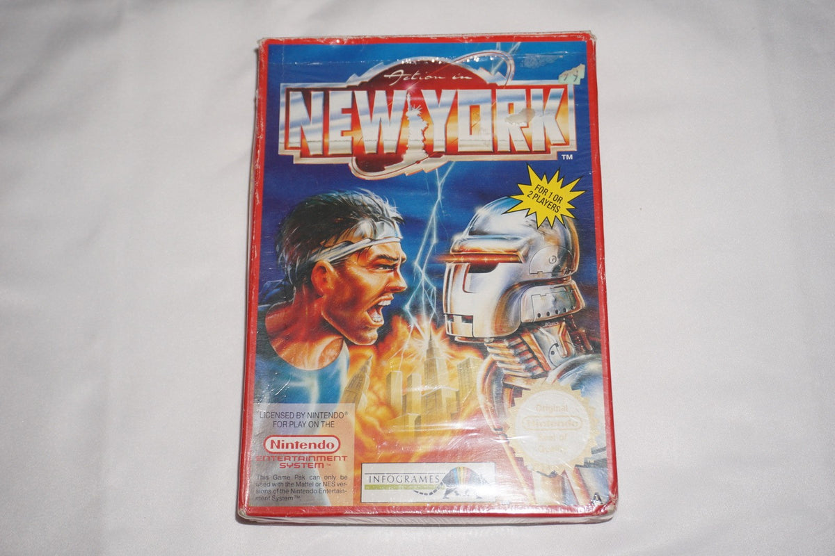 Action in New York (Nintendo NES) with Box No Manual PAL A UK