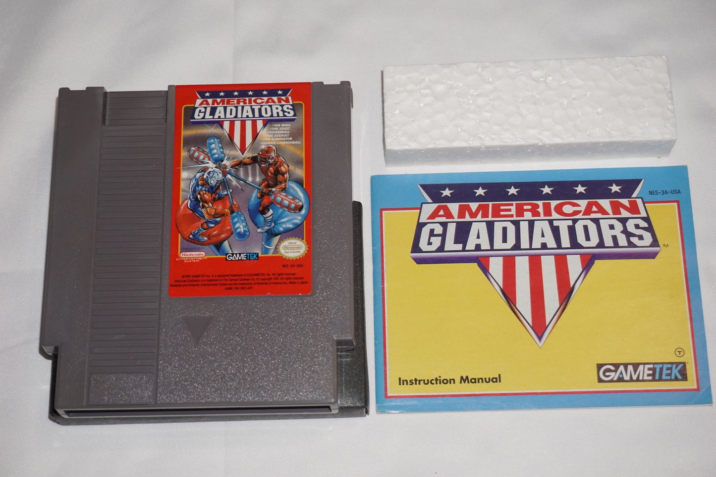 American Gladiators (Nintendo NES) Complete in Box CIB