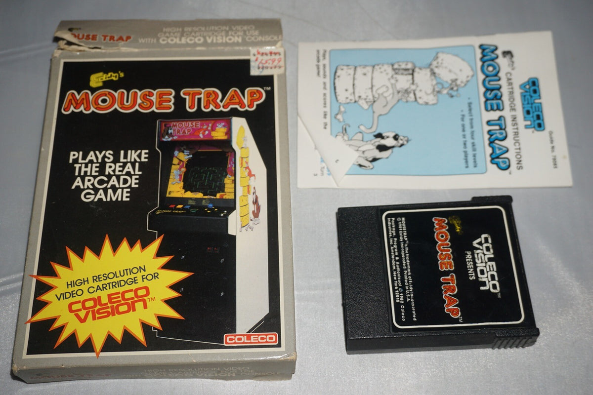 Mouse Trap (Colecovision) Complete In Box