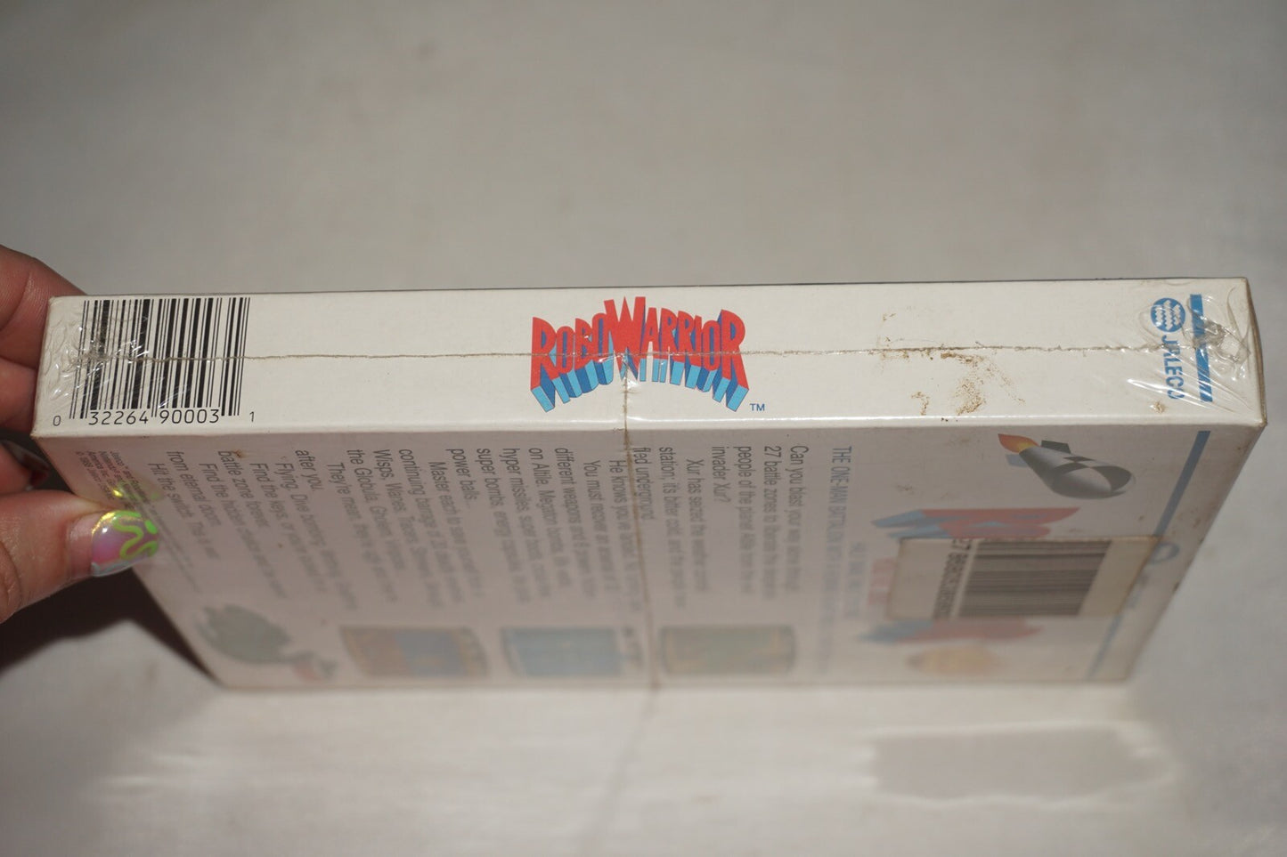 Robowarrior Round Black Sealed (Nintendo NES) NEW Factory Sealed