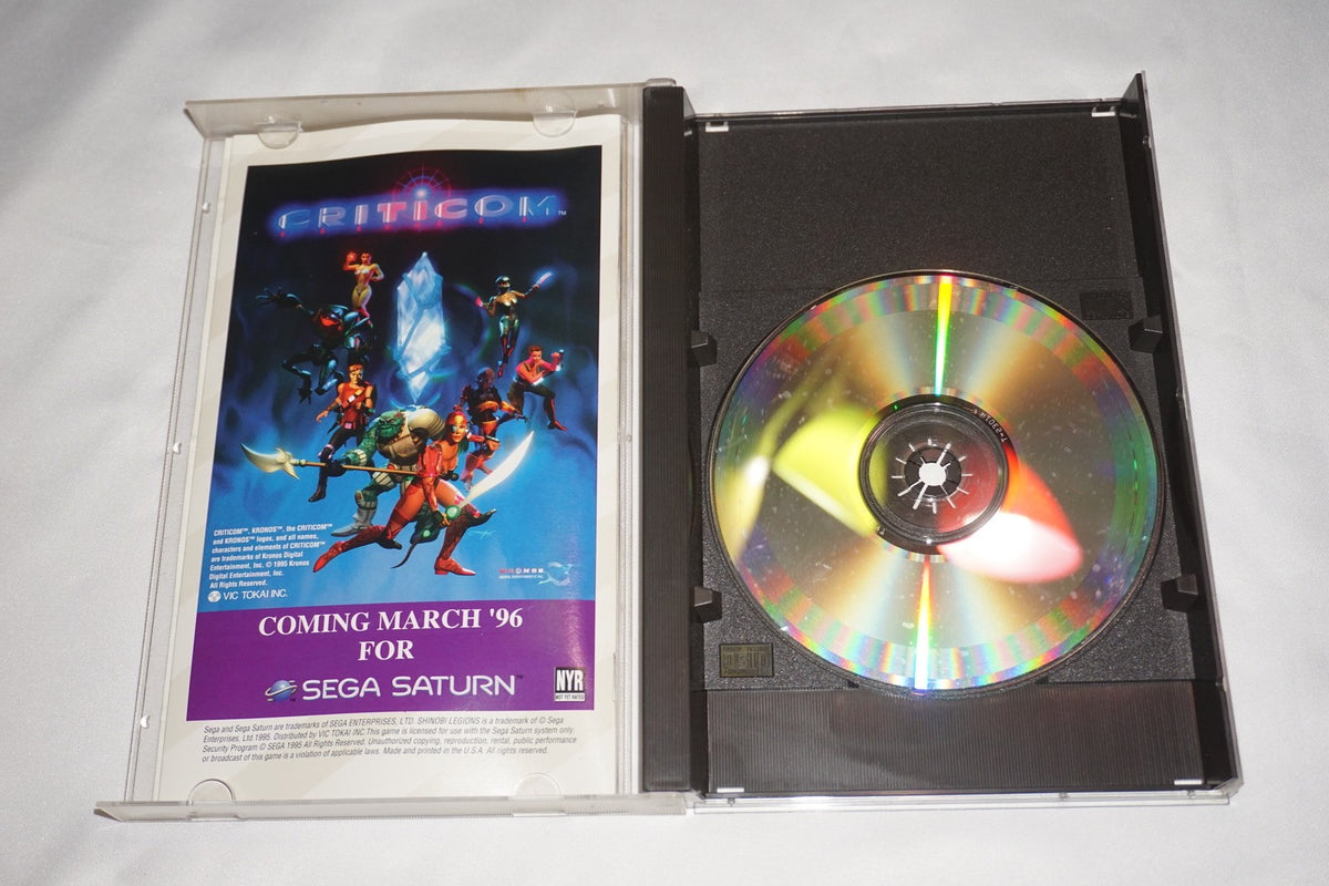 Shinobi Legions (Sega Saturn) Complete w/ Reg Card