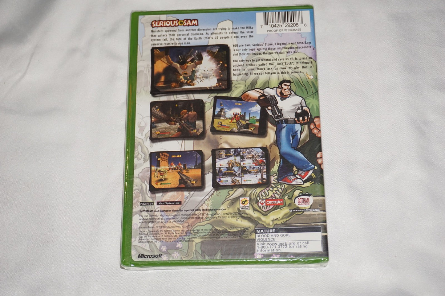 Serious Sam 1 (Microsoft Xbox) NEW Sealed
