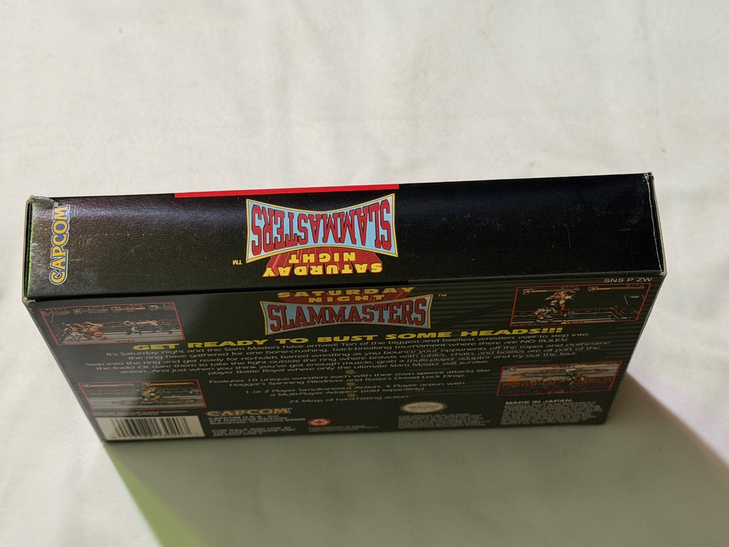 Saturday Night Slam Masters (Super Nintendo SNES) Complete in Box CIB
