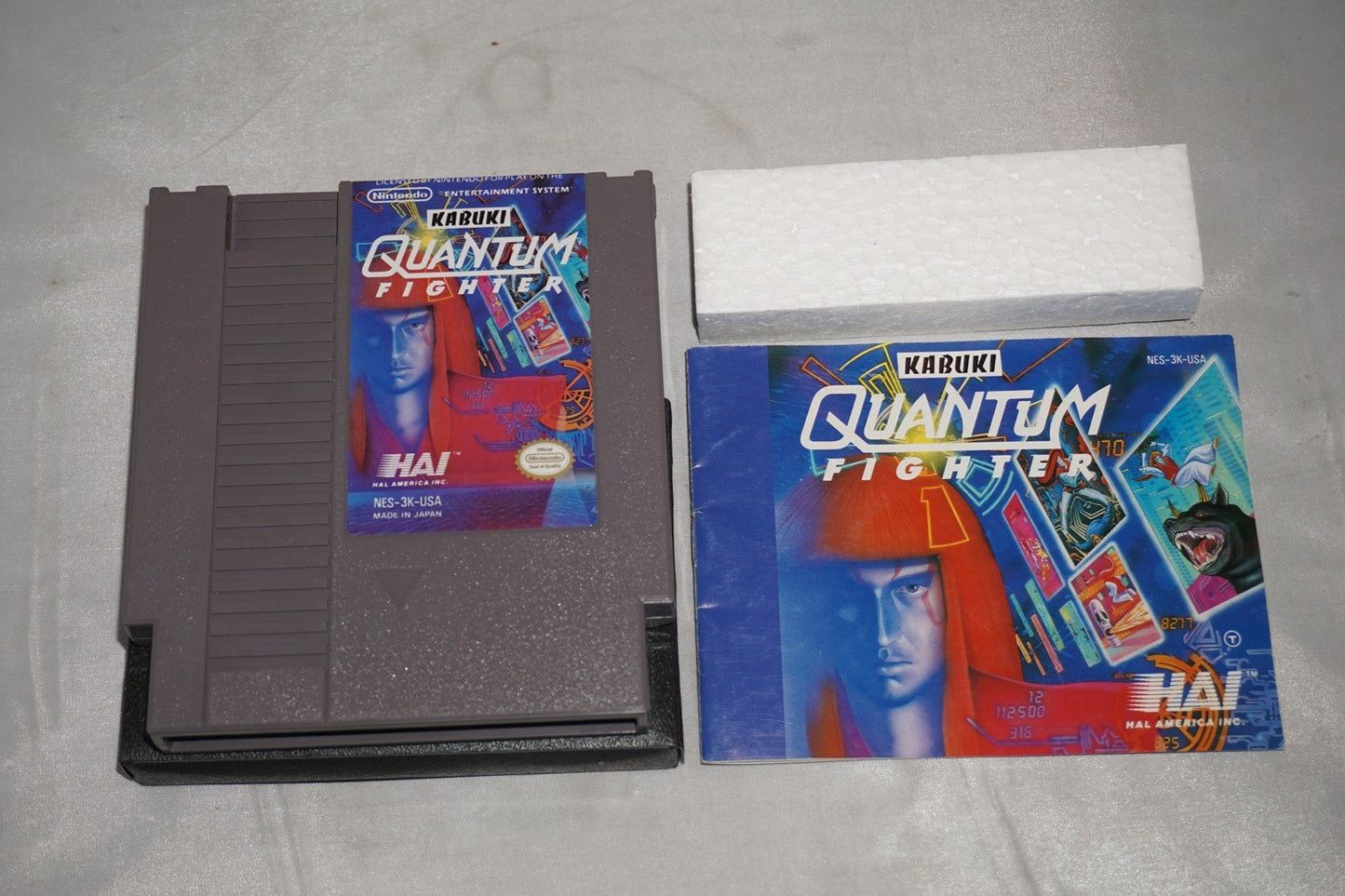 Kabuki Quantum Fighter (Nintendo NES) Complete in Box CIB