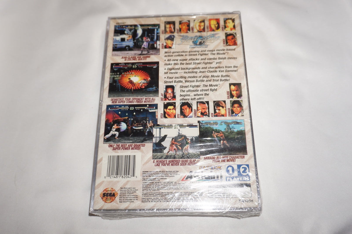 Street Fighter the Movie (Sega Saturn) NEW Sealed