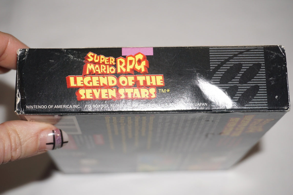 Super Mario RPG: Legend of Seven Stars (Super Nintendo SNES) Complete in Box CIB