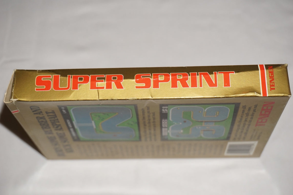 Super Sprint (Nintendo NES) Complete in Box CIB