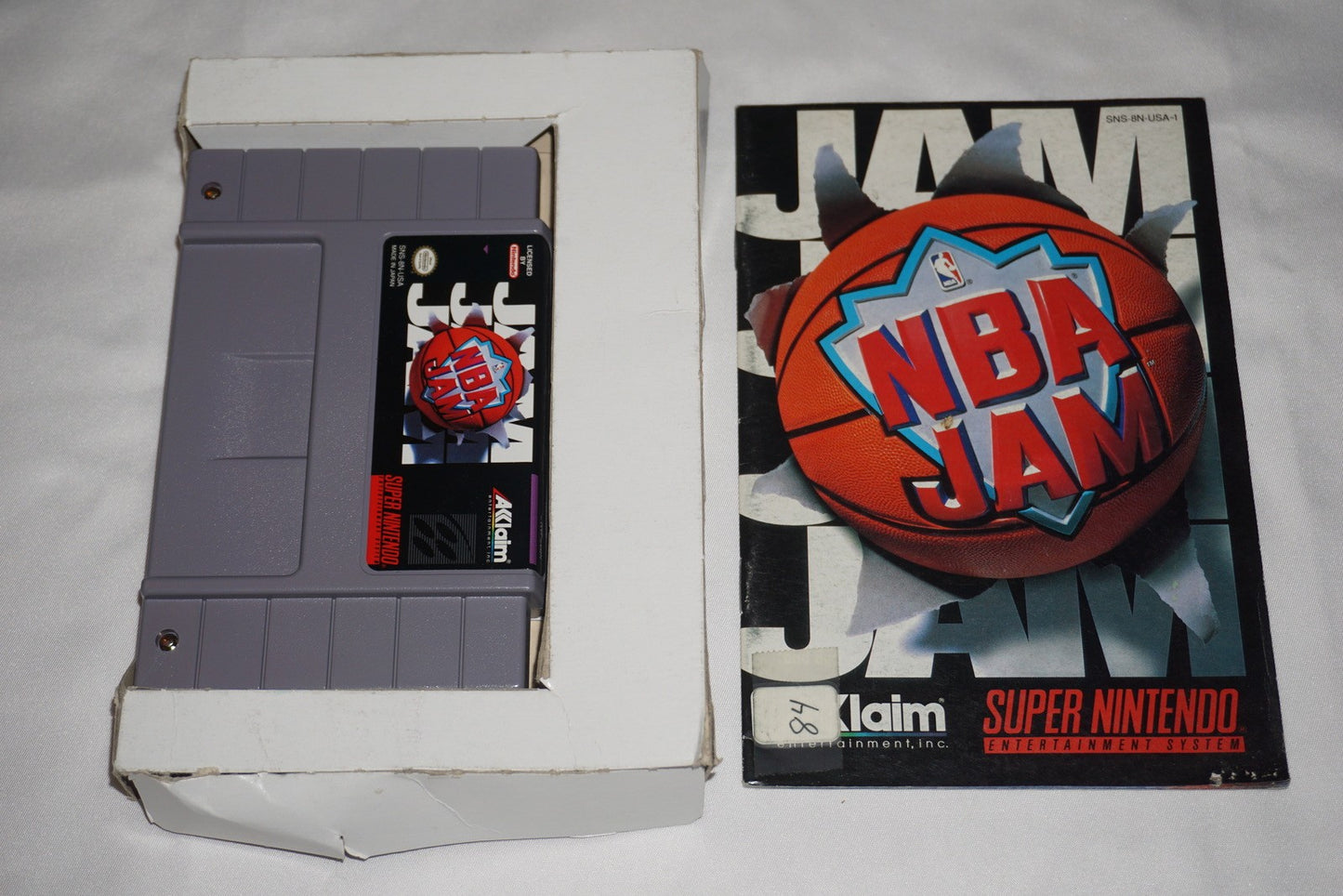 NBA Jam (Super Nintendo SNES) Complete in Box CIB