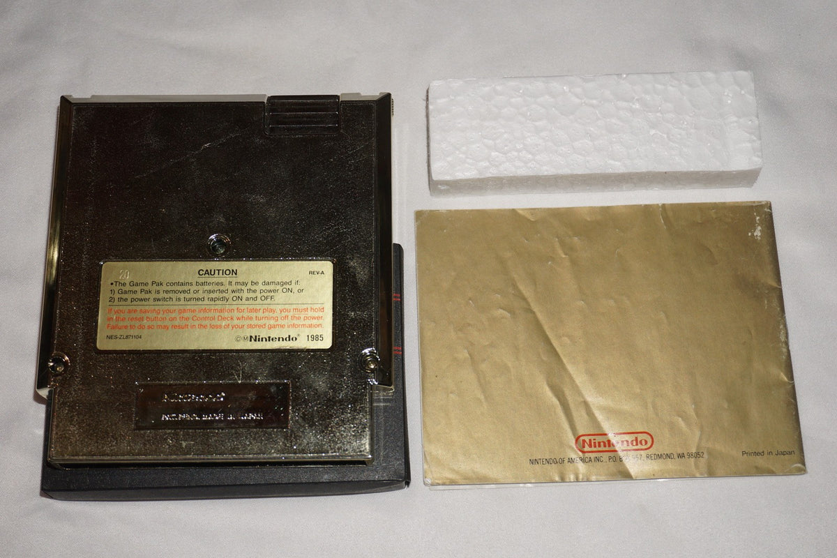Adventures of Link Zelda II 2 GOLD (Nintendo NES) Complete in Box CIB